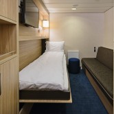 Example of a Polar Inside cabin on board Hurtigruten.